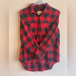 Buffalo plaid top